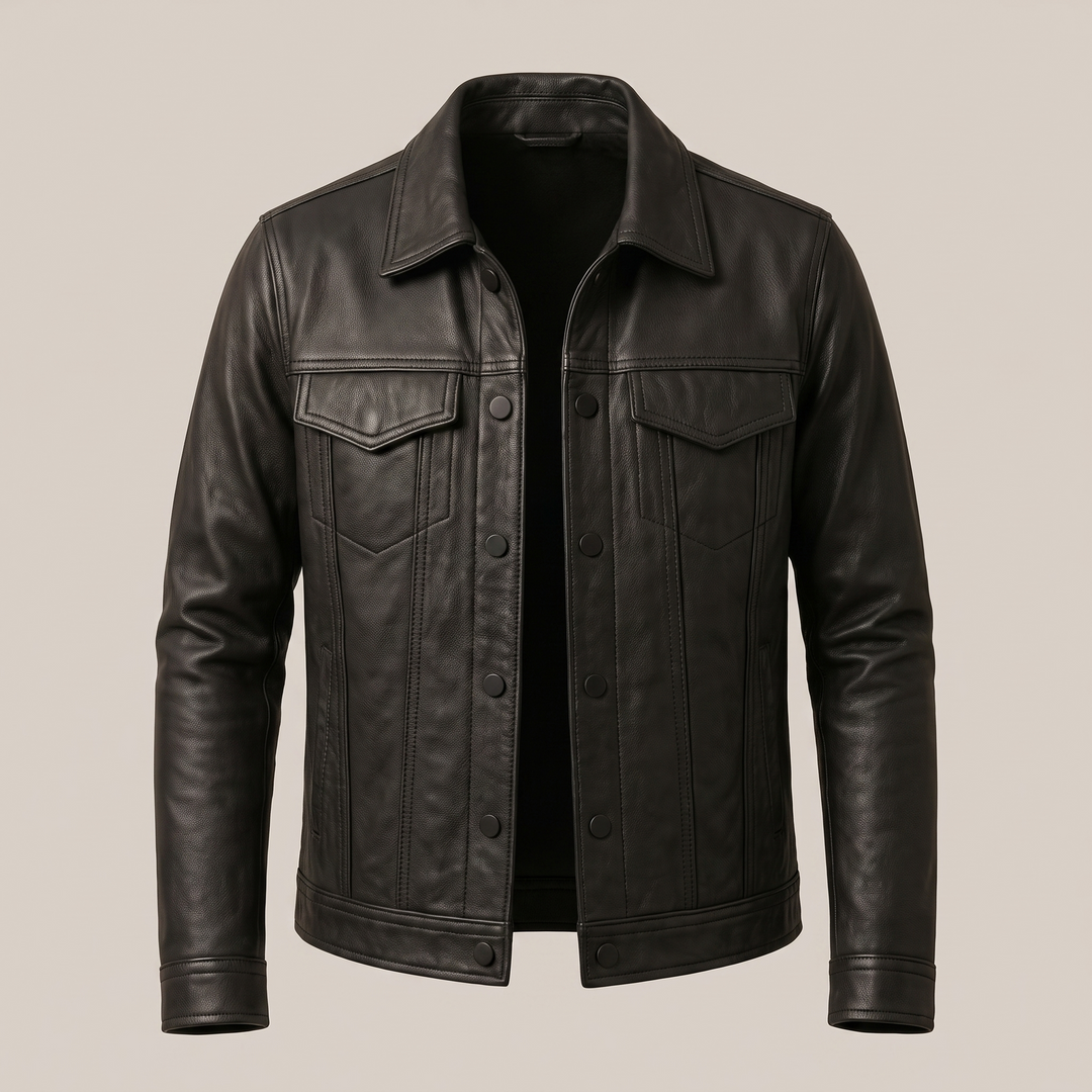 Julian | Elegant Tailored Style Leather Jacket
