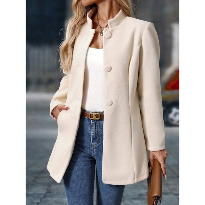 Melody | Elegant Stand-Collar Trenchcoat
