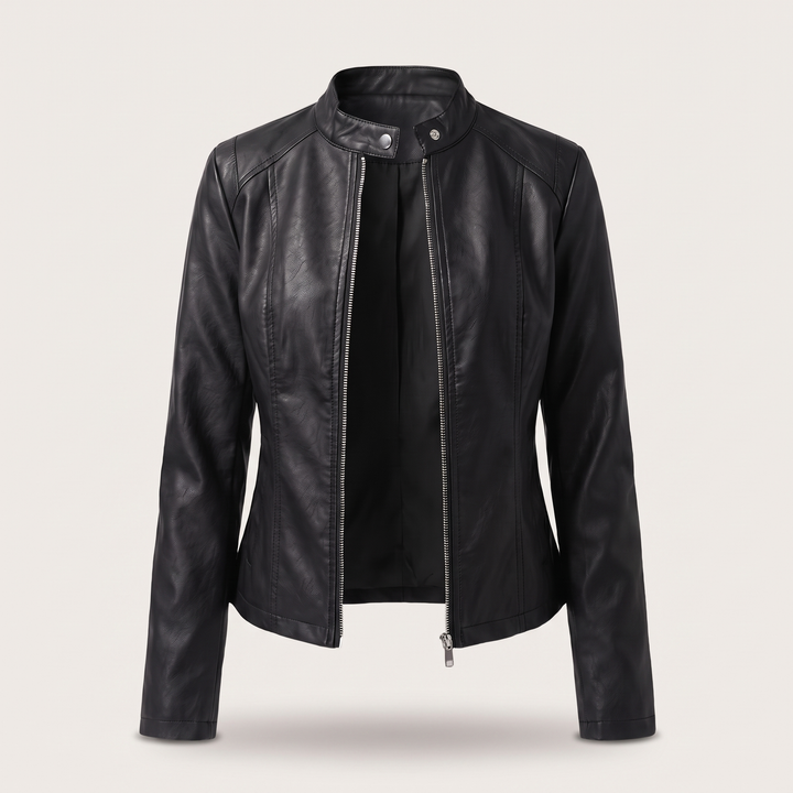 Madelyn | Refined Style Cropped Leather Jacket