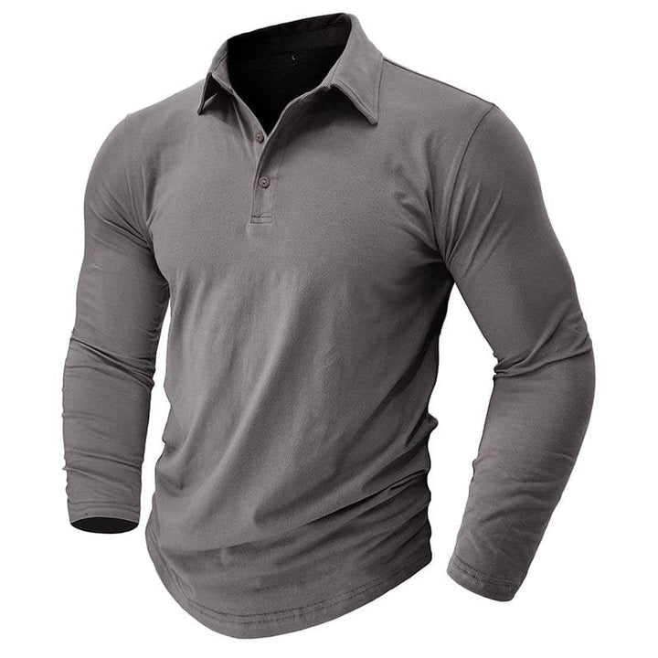Damian | Premium Long-Sleeve Polo Shirts