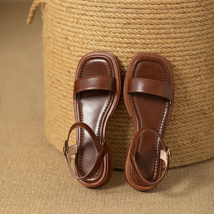 MIRELLE – ELEGANT LEATHER SANDALS