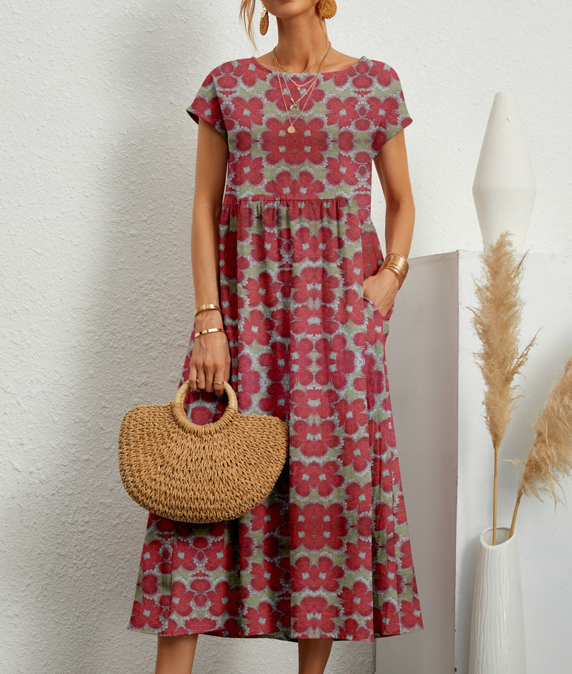Indigo | Elegant Floral Dress