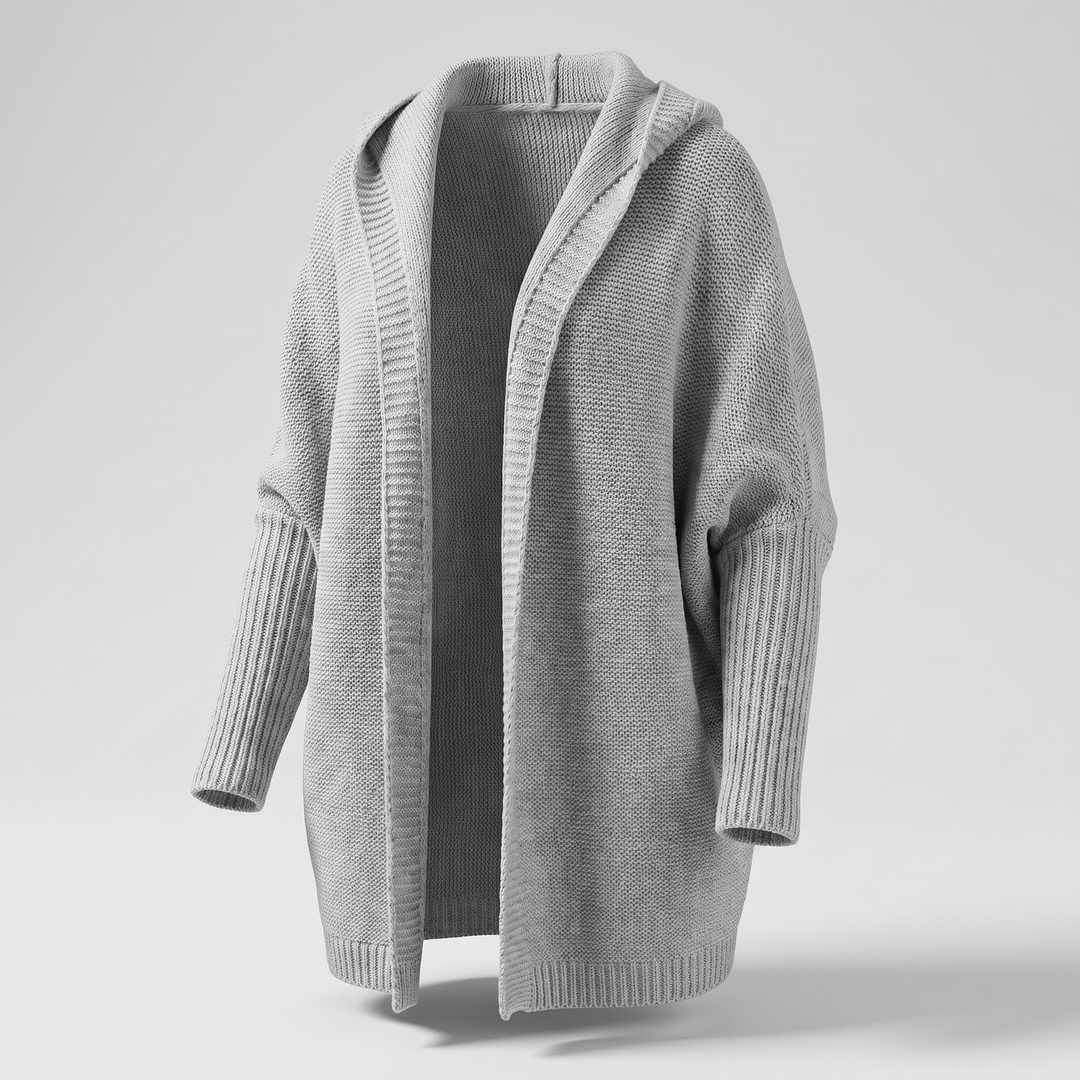 Adeline | Oversized Drape Loose Knit Cardigan
