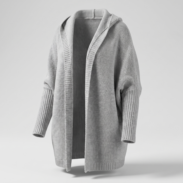 Adeline | Oversized Drape Loose Knit Cardigan