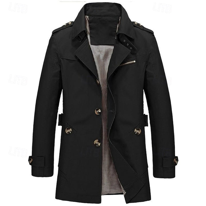 Thomas | Refined Single Breasted Trench Coat
