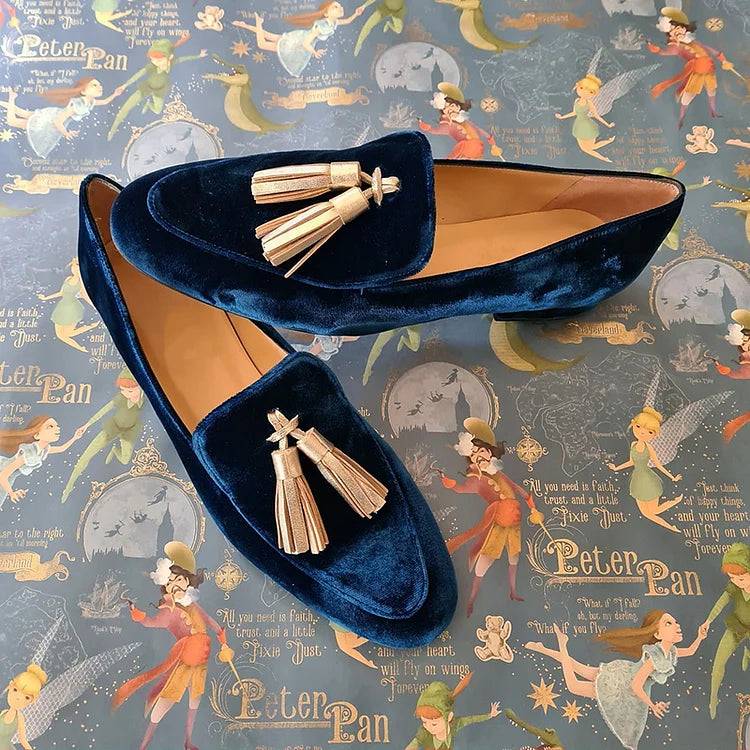 Elena | Women's Pointed-Toe Tassel Loafers