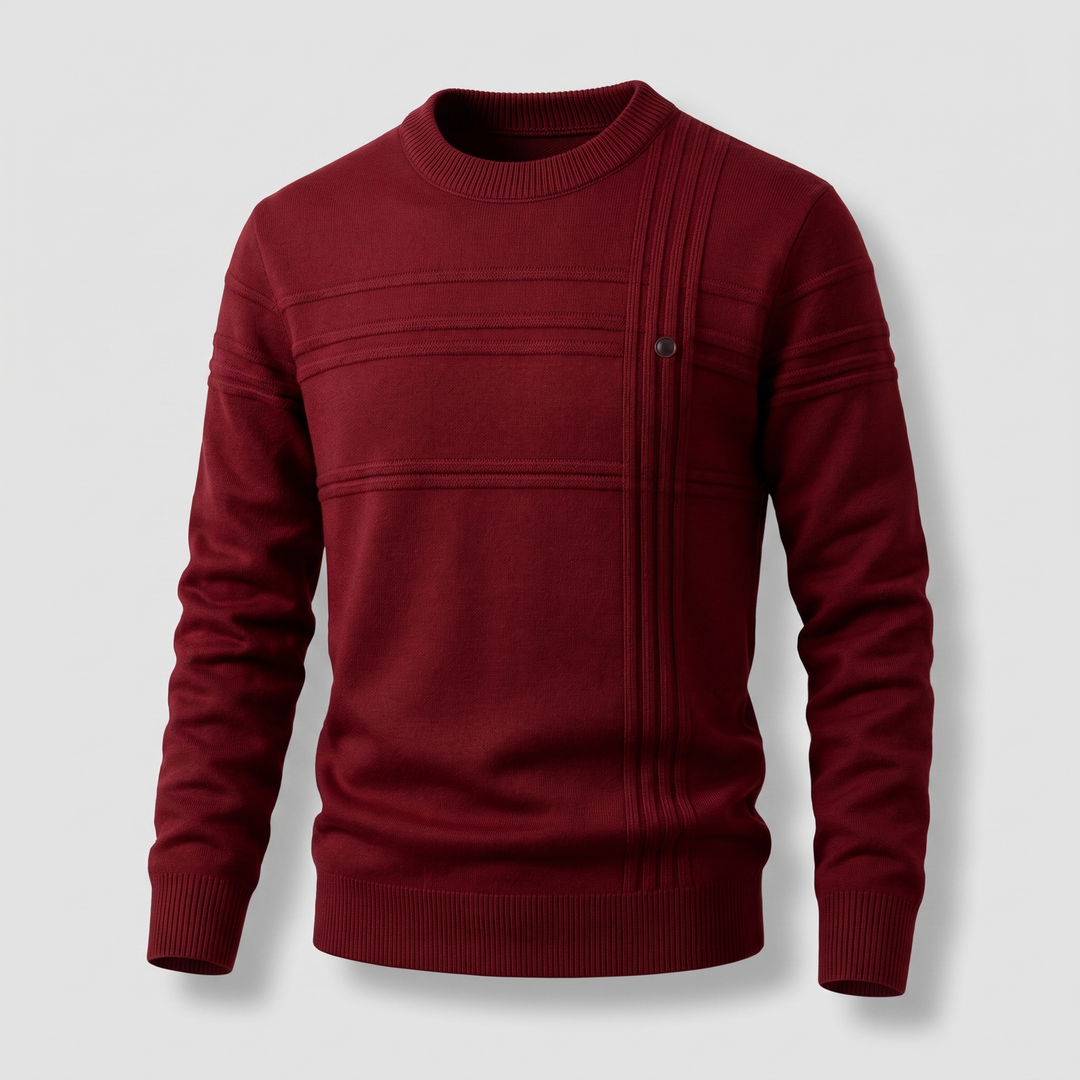 Maverick | Classic Midweight Style Crew Neck Knit Sweater
