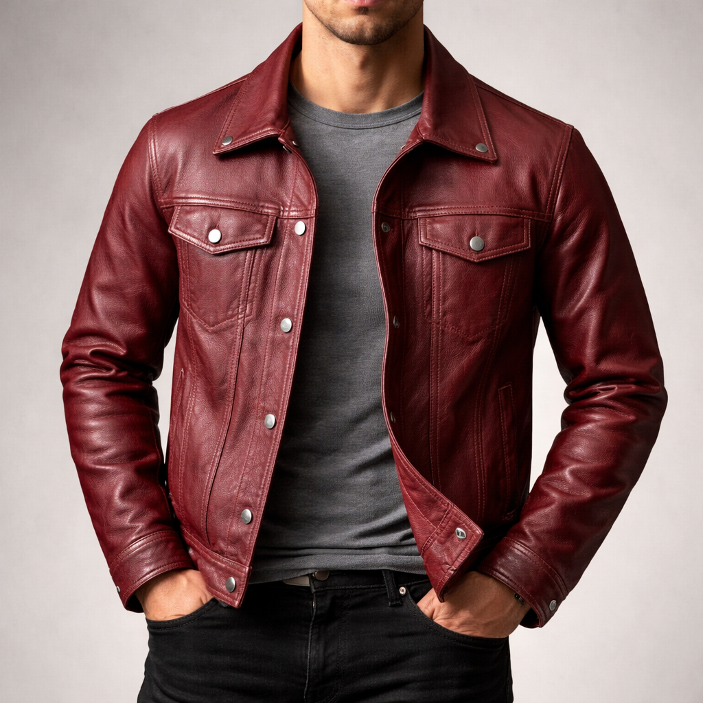 Laxon | Rugged Style Leather Jacket