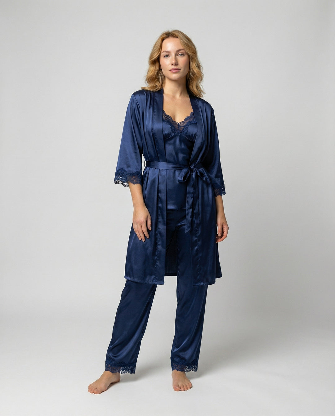 Ashlyn | Luxurious Silk Pajama & Lounge Set