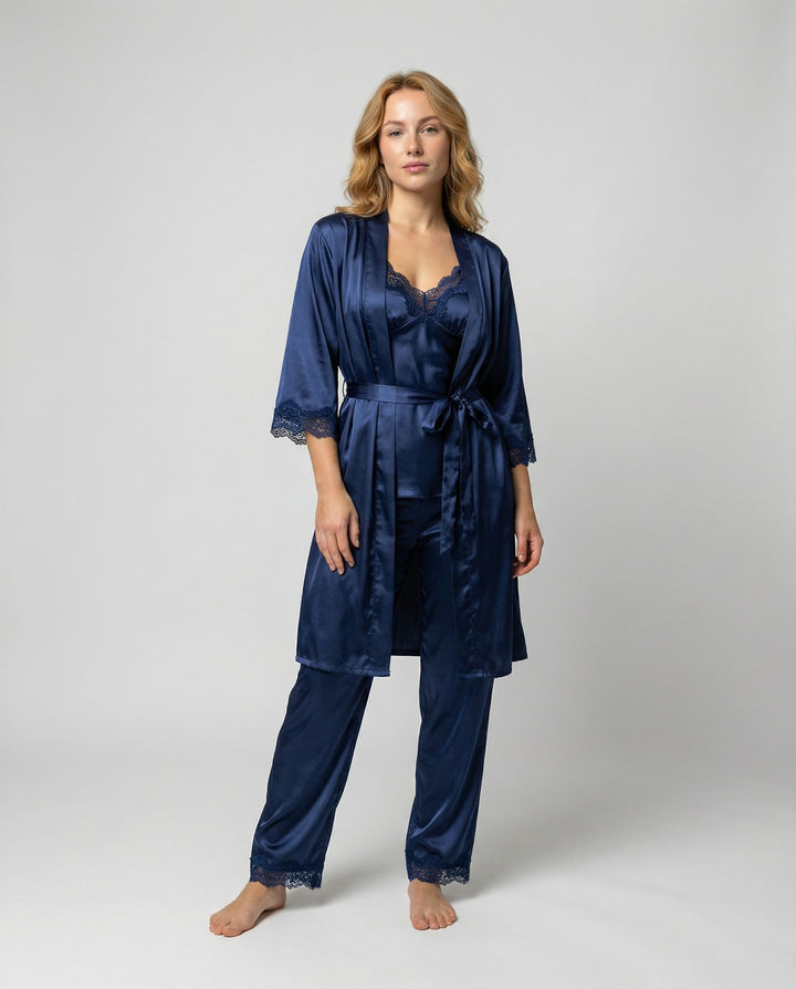 Ashlyn | Luxurious Silk Pajama & Lounge Set
