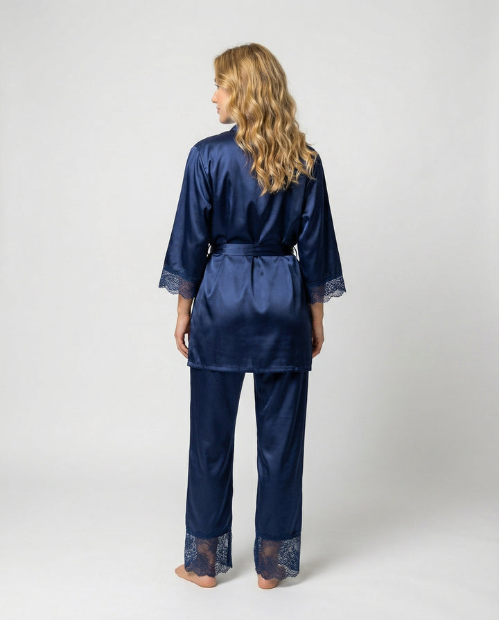 Ashlyn | Luxurious Silk Pajama & Lounge Set