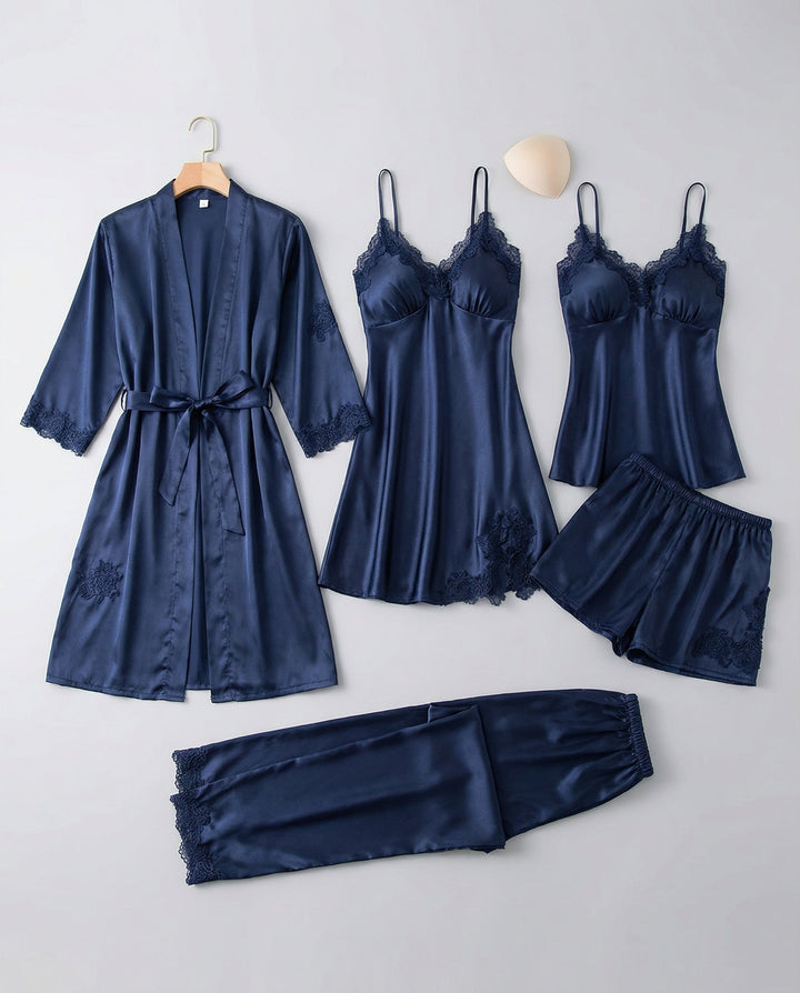 Ashlyn | Luxurious Silk Pajama & Lounge Set
