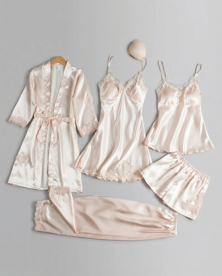 Ashlyn | Luxurious Silk Pajama & Lounge Set