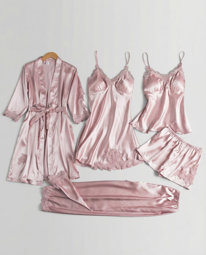 Ashlyn | Luxurious Silk Pajama & Lounge Set