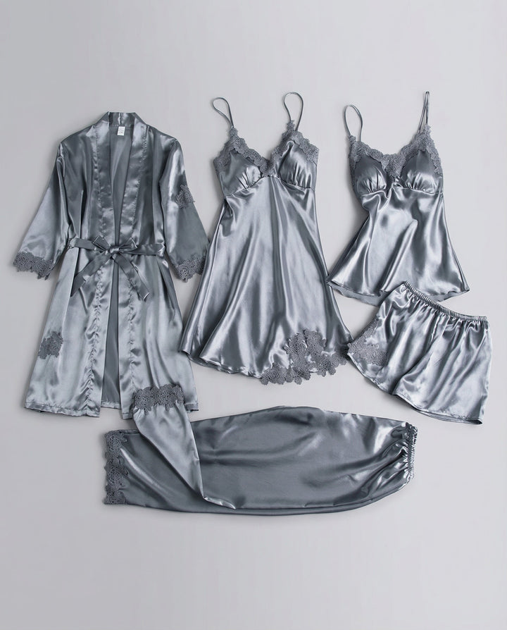 Ashlyn | Luxurious Silk Pajama & Lounge Set