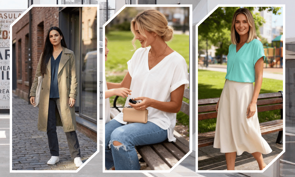 Elliana | Slimming V-Neck T-Shirt for Effortless Style