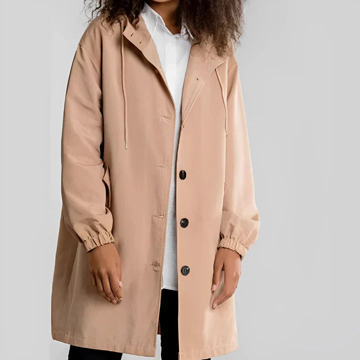 Raina | Waterproof Lightweight Hooded Rain Jacket