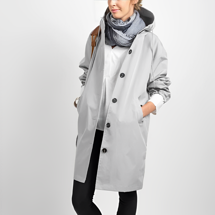 Raina | Waterproof Lightweight Hooded Rain Jacket