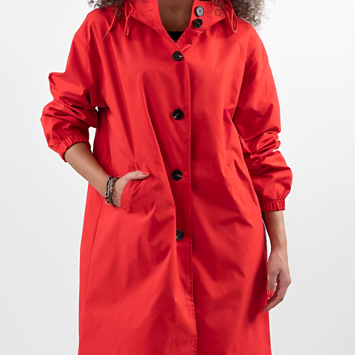 Raina | Waterproof Lightweight Hooded Rain Jacket