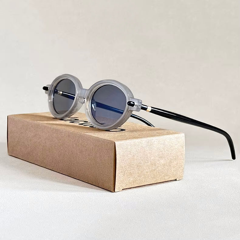 Aurelia Retro Oval Sunglasses