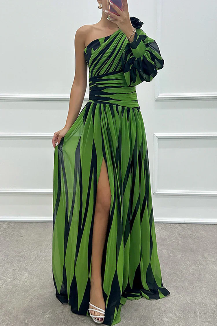 Alice | Sophisticated Wedding Guest Dress with One-Shoulder Design