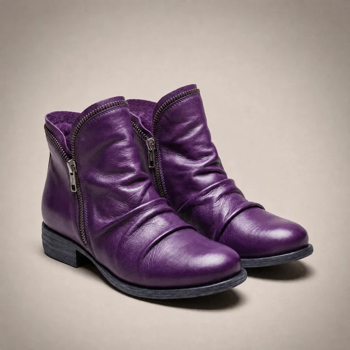 Aliza | Timeless Style Leather Ankle Boots