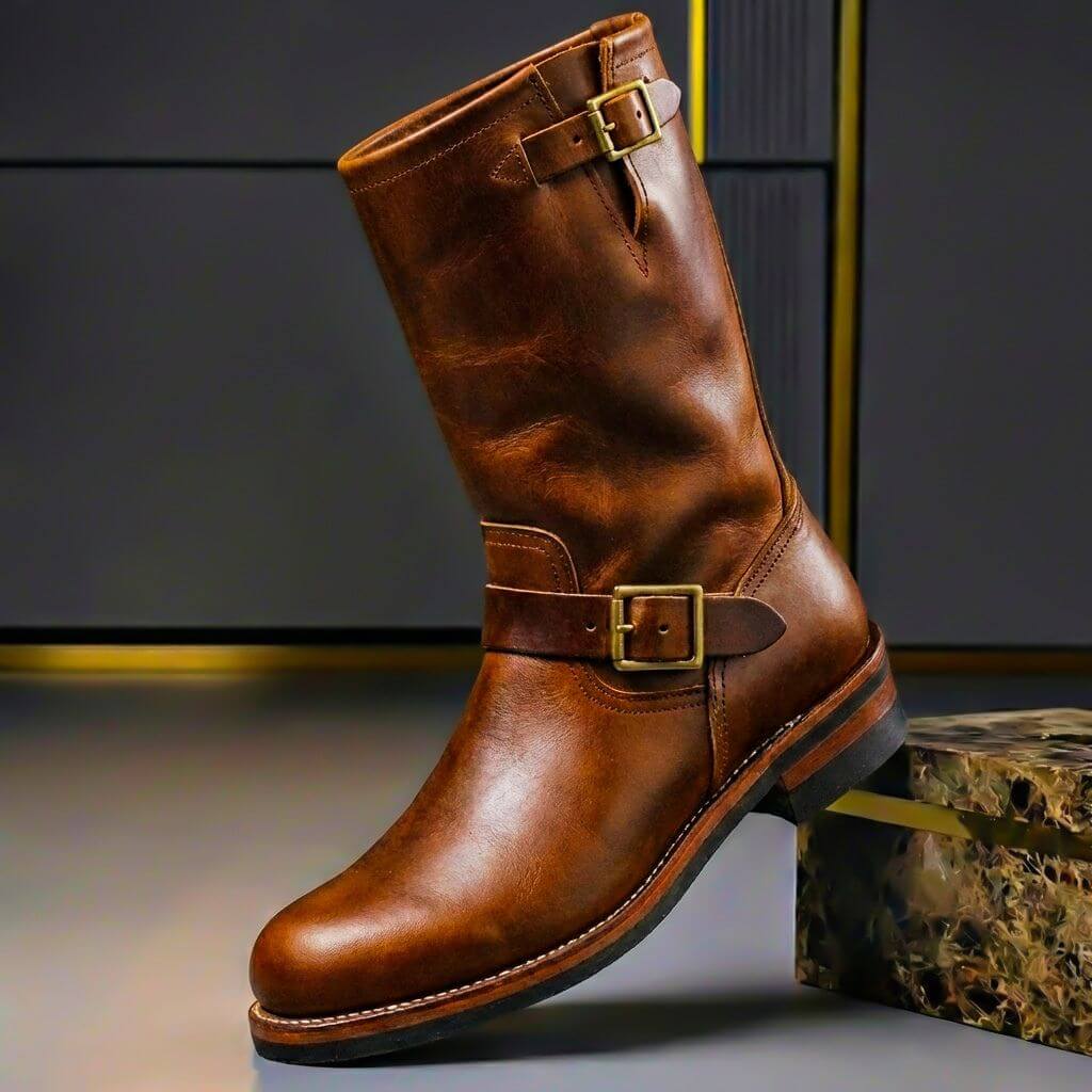 Aiden | Rugged Charm And Premium Vintage Leather Boots