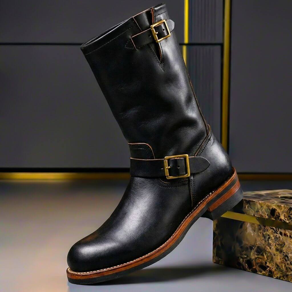 Aiden | Rugged Charm And Premium Vintage Leather Boots
