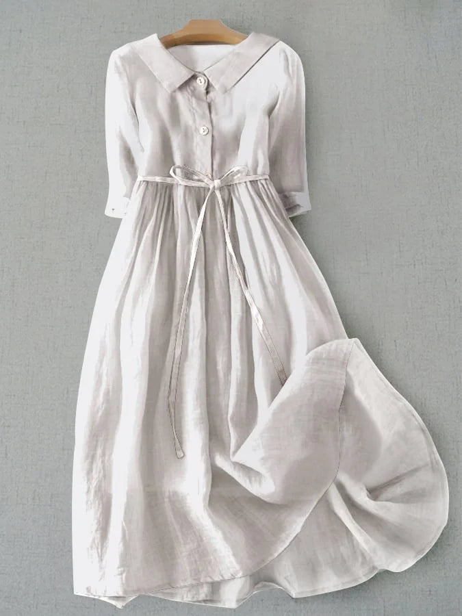 Ayla | Breathable and Comfortable Cotton Linen Dress