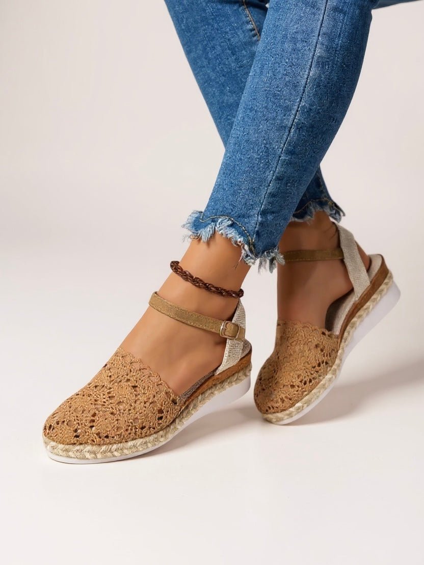 Julieta | Boho Crochet Espadrille Comfort Sandals