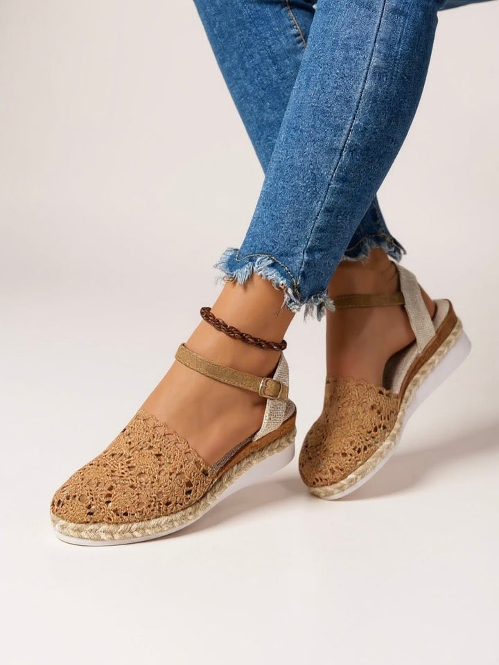 Julieta | Boho Crochet Espadrille Comfort Sandals
