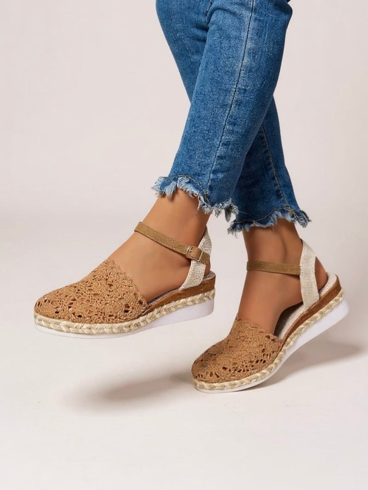 Julieta | Boho Crochet Espadrille Comfort Sandals
