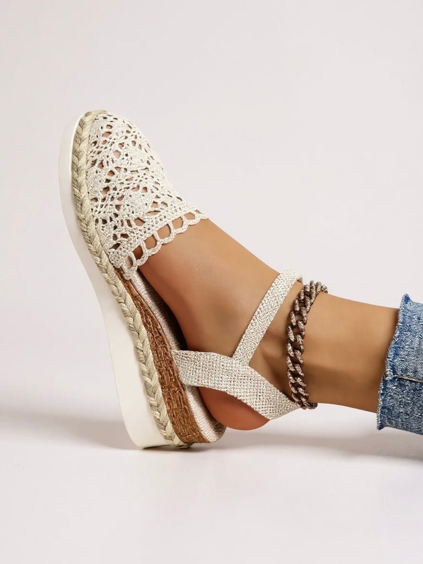 Julieta | Boho Crochet Espadrille Comfort Sandals