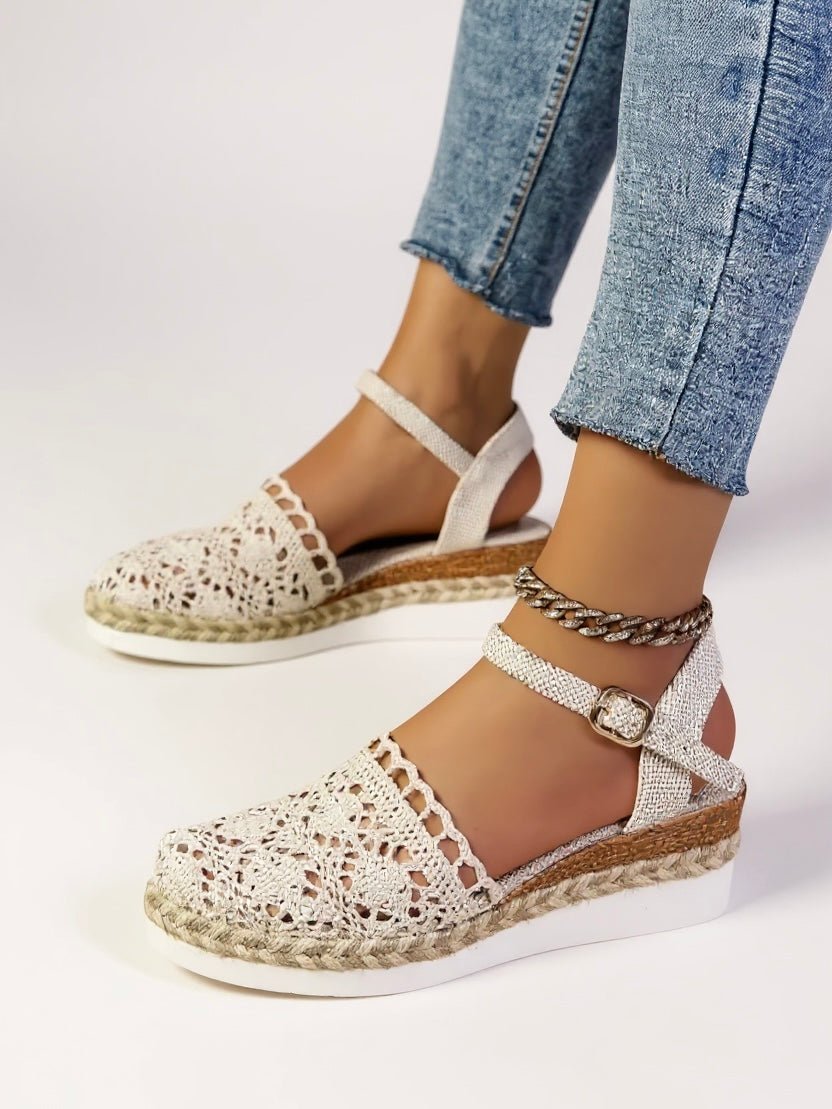 Julieta | Boho Crochet Espadrille Comfort Sandals