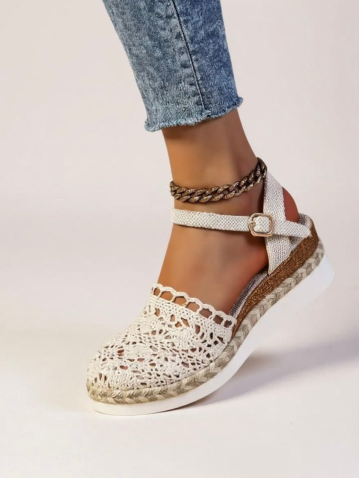 Julieta | Boho Crochet Espadrille Comfort Sandals