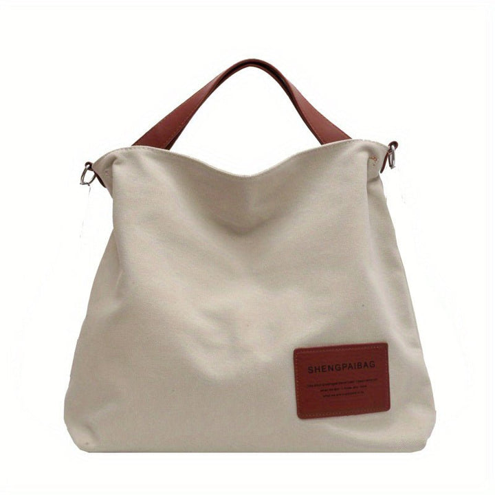 Emery | Large Shoulder Canvas Tote Bag