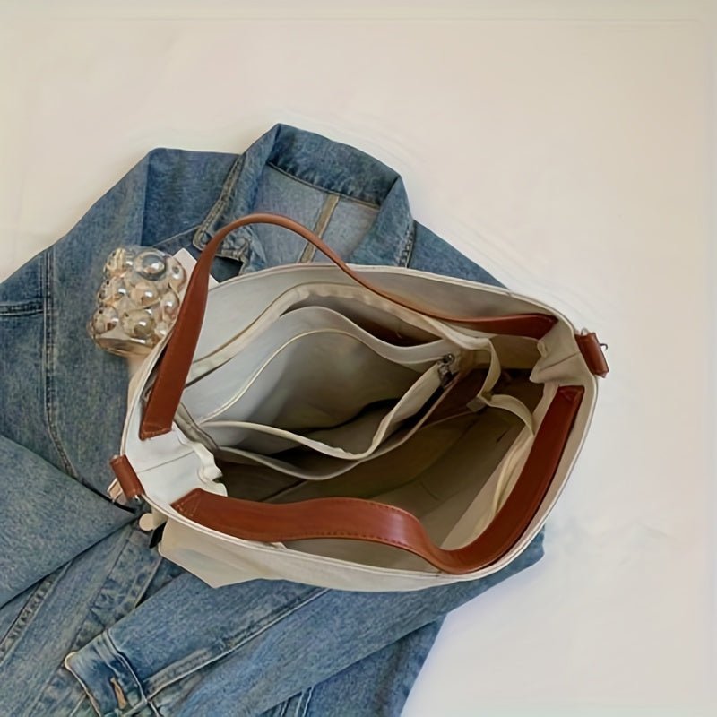 Emery | Large Shoulder Canvas Tote Bag
