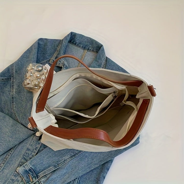 Emery | Large Shoulder Canvas Tote Bag