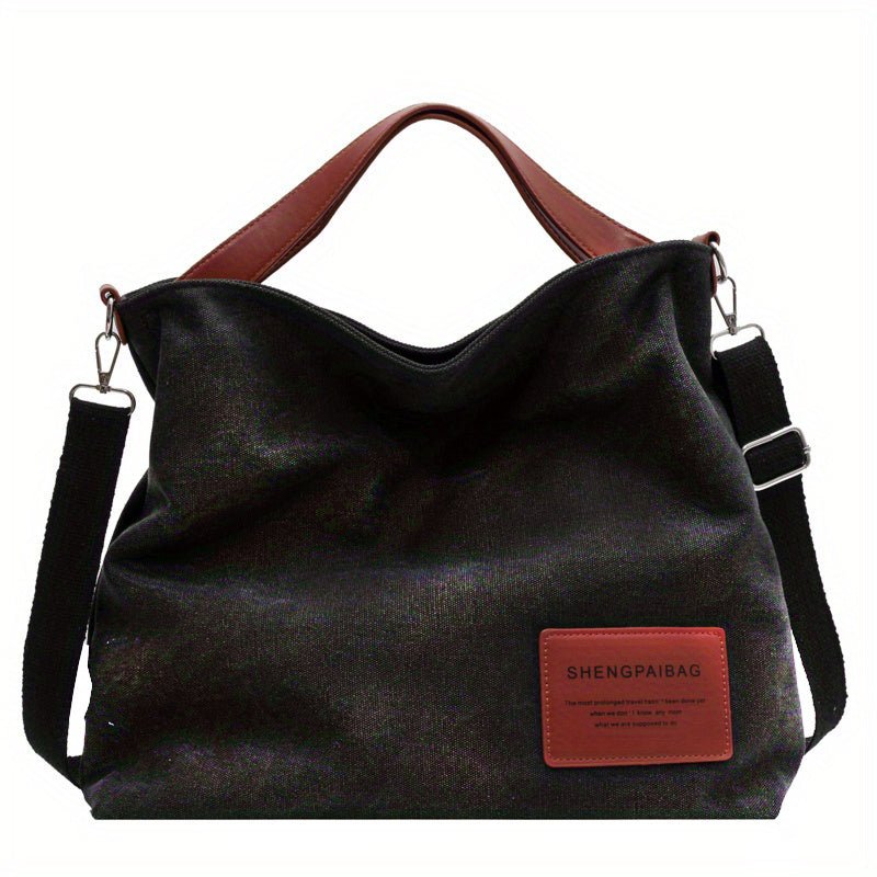 Emery | Large Shoulder Canvas Tote Bag