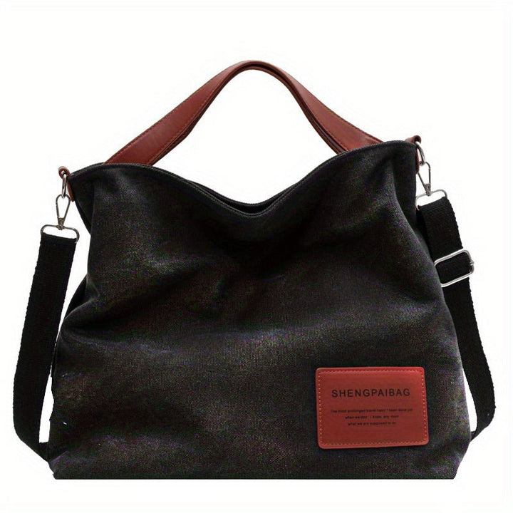 Emery | Large Shoulder Canvas Tote Bag