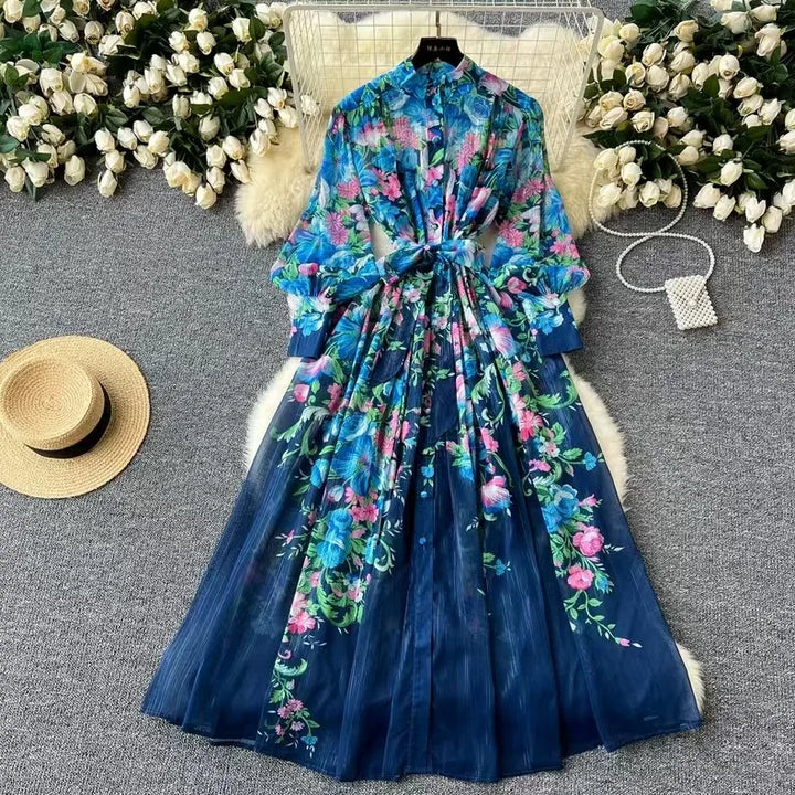 AURALIE – BOHO FLORAL SUMMER DRESS
