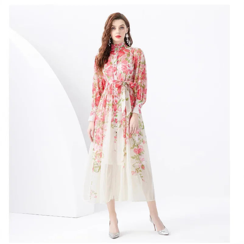 AURALIE – BOHO FLORAL SUMMER DRESS
