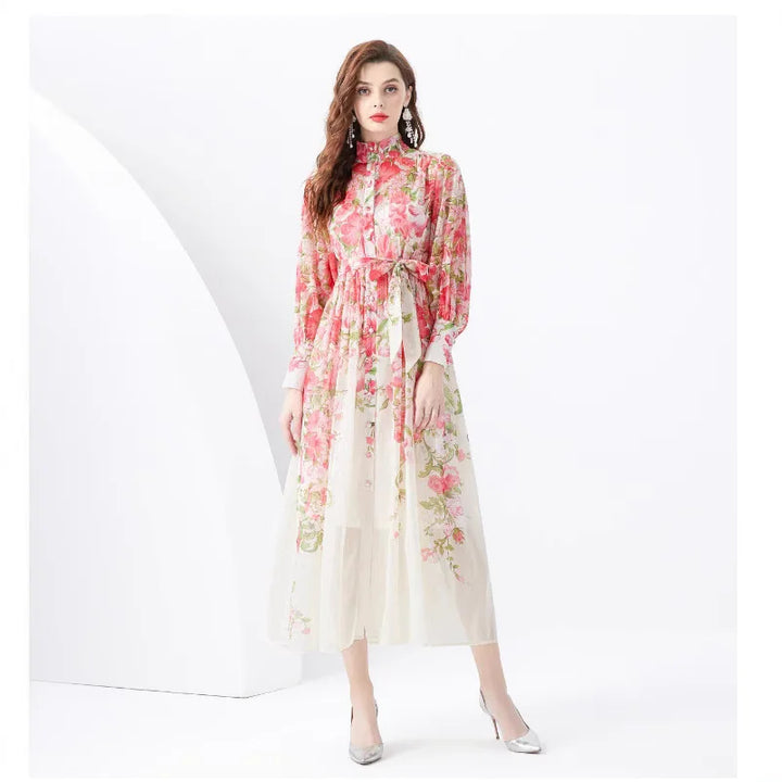 AURALIE – BOHO FLORAL SUMMER DRESS