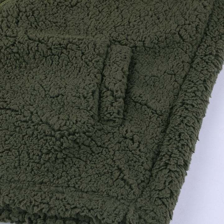 Ellen | Women's Hooded Open Front Teddy Jacket