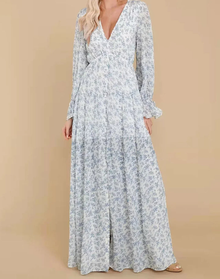 AURANYA – MAXI CHIFFON CASUAL DRESS