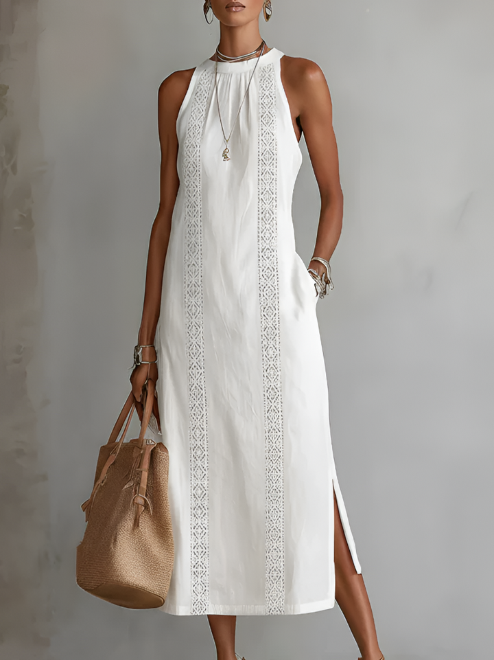 Mariana | Embroidered Breathable Summer Midi Dress