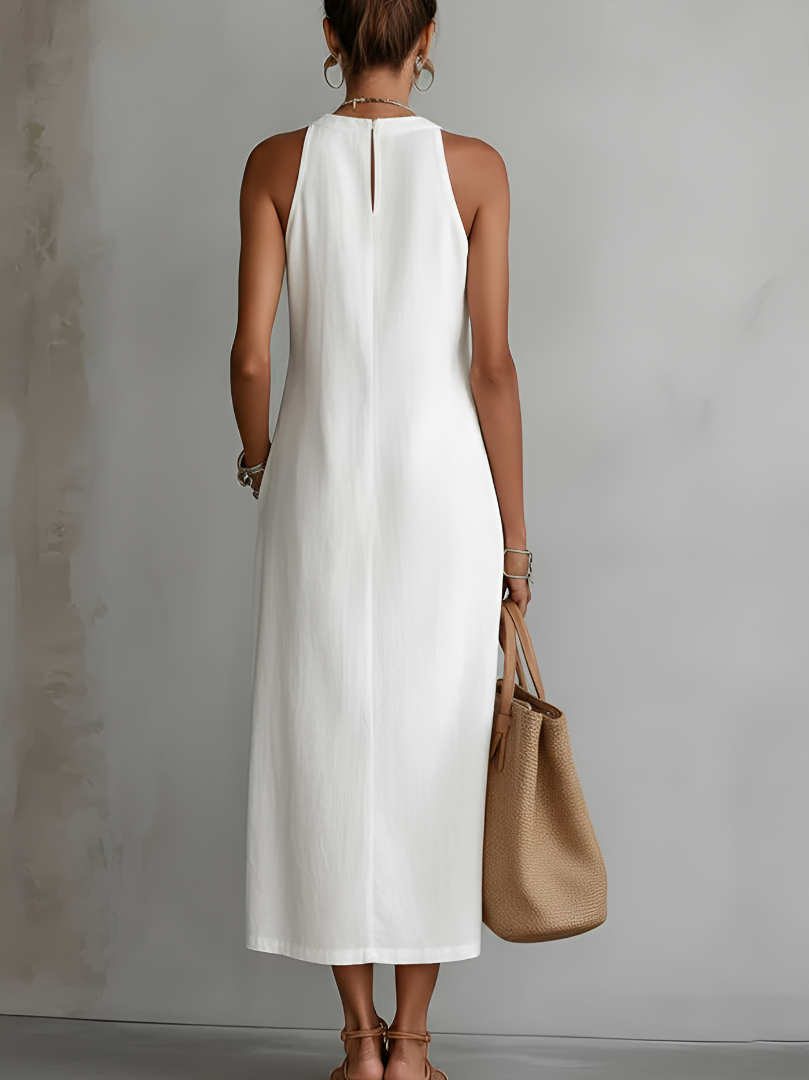 Mariana | Embroidered Breathable Summer Midi Dress
