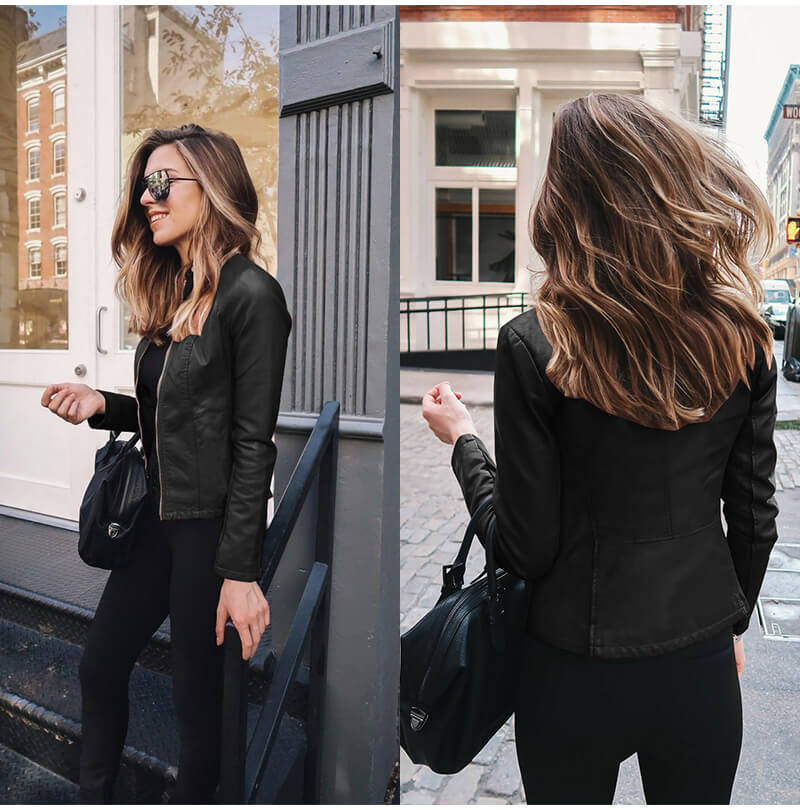 Sophia - Italian Leather Jacket