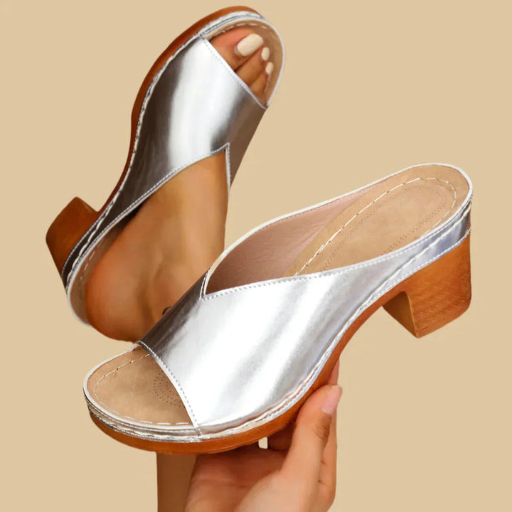 Alaina | Orthopedic Block Heel Sandals for Everyday Elegance