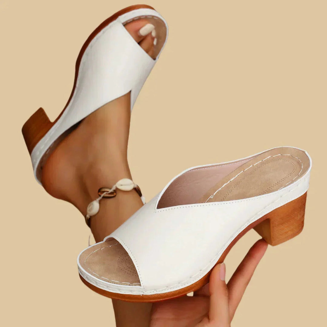 Alaina | Orthopedic Block Heel Sandals for Everyday Elegance